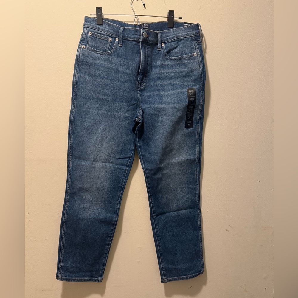 J. Crew Classic Vintage All Day Stretch Denim Jeans - New With Tags
